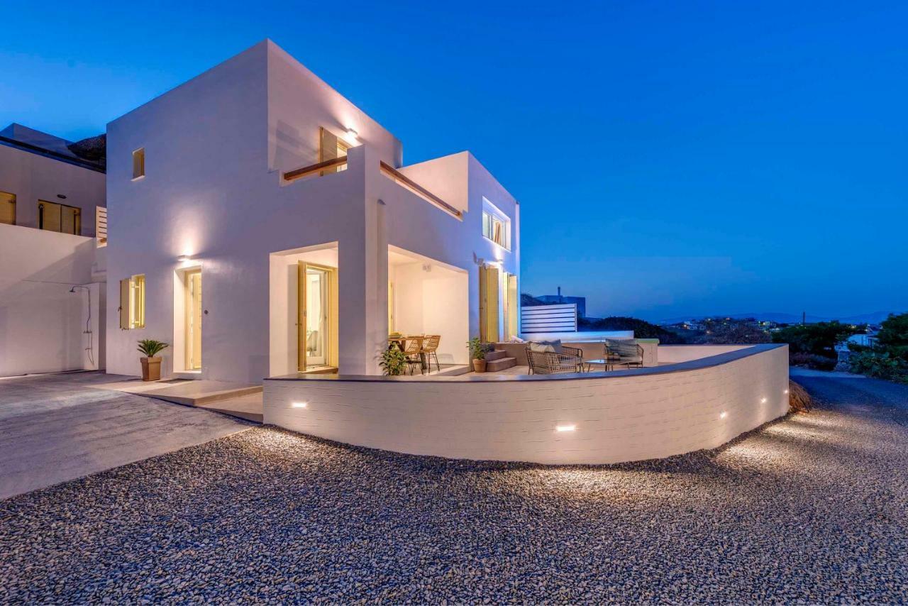 Villa Alba In Syros With Private Jacuzzi Azolimnos Eksteriør billede