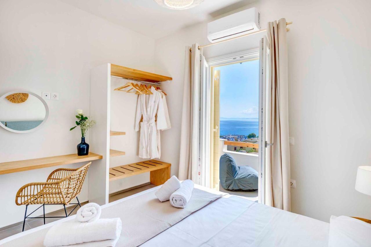 Villa Alba In Syros With Private Jacuzzi Azolimnos Eksteriør billede